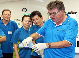 trained cleaning staff
